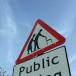A sign: Public what? [PICS]