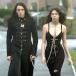 Goth who walks girlfriend on leash is told "No Dogs Allowed"