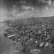 aerial kite shot of San Francisco after the 1906 earthquake 